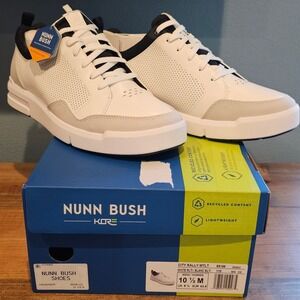 Nunn Bush Mens Kore City Rally MTLT Sneaker White Blue 85158-110 Size 10.5